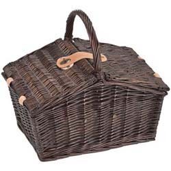 Picknickkoffer Weidengeflecht/2 Personen