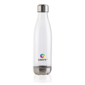 Trinkflasche Stainless-Steel-Deckel weiß