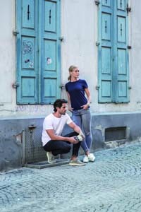 L-Z108M Men`s Pure Organic T