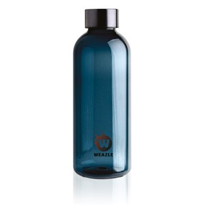 Trinkflasche mit Metalldeckel blau