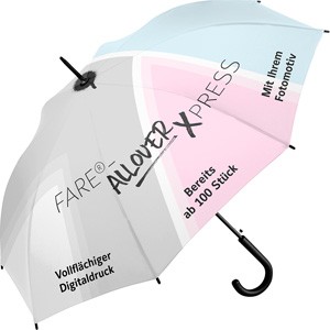 AC-Stockschirm FARE®-Allover Xpress-desing