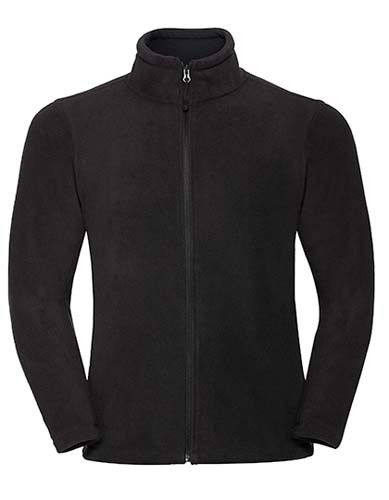 Men`s Full Zip Outdoor Fleece_Black