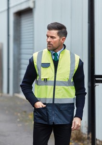 Hi-Vis Two-Tone Bodywarmer