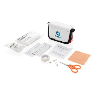 Erste Hilfe Set in Tasche weiß