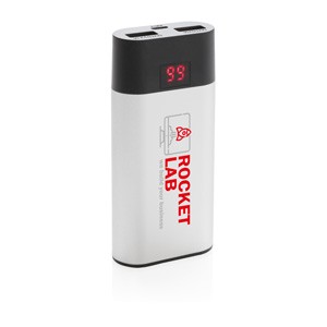 4.000 mAh Powerbank mit digitalem Display