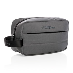 RPET Kulturtasche grau