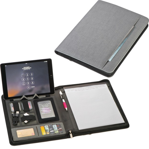 Mac-20123 Schreibmappe aus Kunstleder