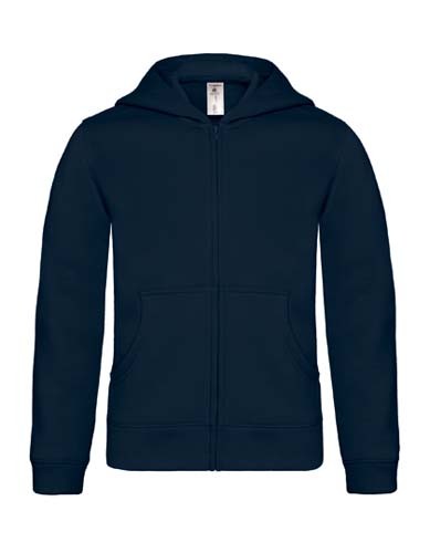  Hooded Full Zip Sweat / Kids_Navy