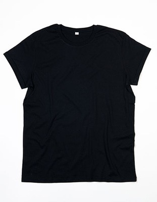 Men`s Roll Sleeve T Black.
