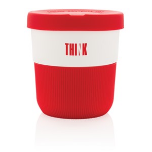 Coffee-To-Go 280ml rot/weiß