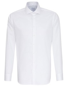 Herrenhemd Slim Fit Twill Langarm White