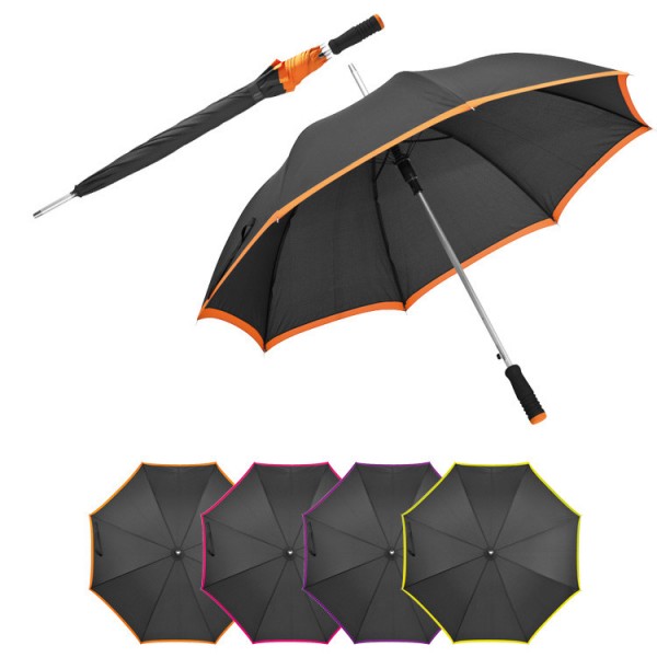 Regenschirm aus Pongee, Automatik_Farbwn