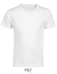 Kinder T-Shirt mit rundem Hals White
