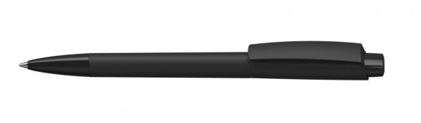 Kugelschreiber Zeno high gloss softtouch schwarz/schwarz
