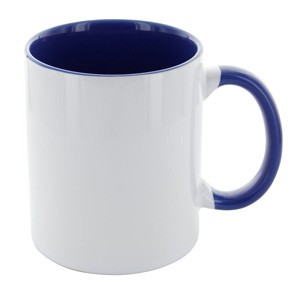Tasse Carola weiß-blau