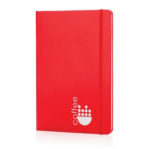 Basic Hardcover Notizbuch A5 rot