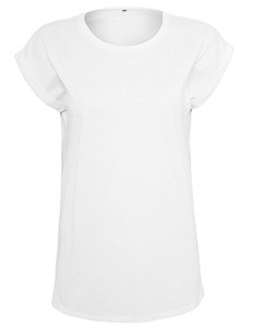 L-BY138 Ladies Organic Extended Shoulder Tee