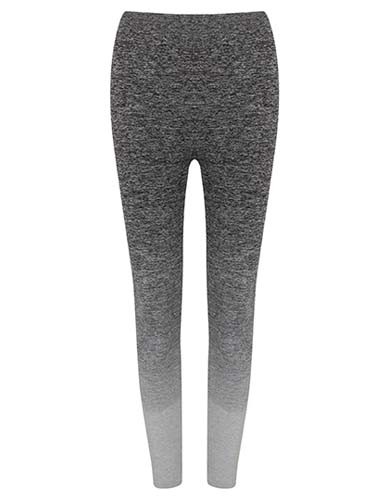 TL300 Ladies` Seamless Fade Out_Dark-Grey-Light-Grey-Marl