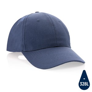 Impact 6 Panel Kappe aus 190gr blau 