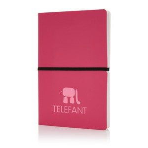 Deluxe Softcover A5 Notizbuch rosa