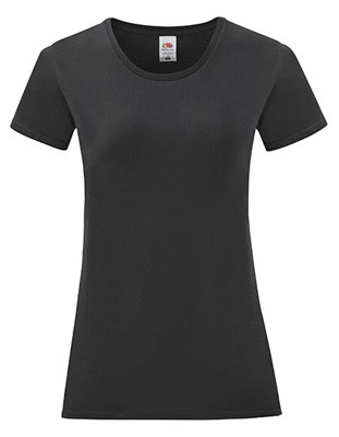 Ladies Iconic T Black