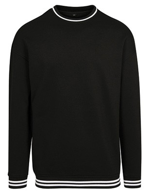 College Sweat Crew Black_White