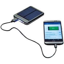 Mac-23559 Solar Powerbank aus Metall mit 4000 mAh