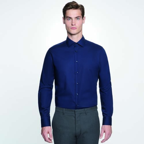 Men`s Shirt Shaped Fit Longsleeve