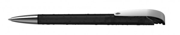 Kugelschreiber Jona structure Mmn schwarz transparent