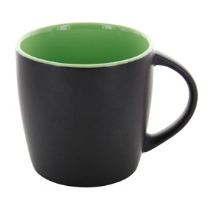 Tasse Emilia mattschwarz-grün