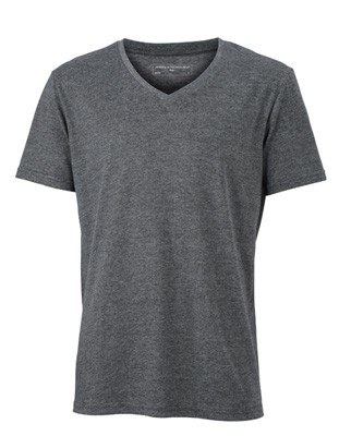  Men`s T-Shirt Black-Melange