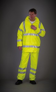 L-YK451 Hi-Vis Soft Flex atmungsaktive Regenhose