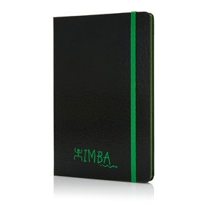 Deluxe Hardcover A5 Notizbuch grün