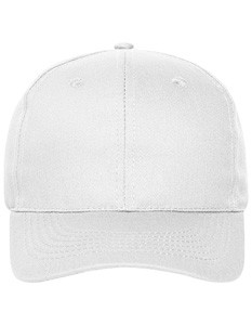 6 Panel Cap Bio Cotton White