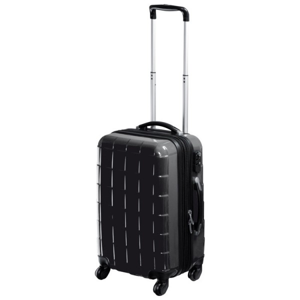 Handlicher Hartschalentrolley_schwarz