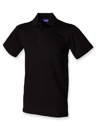Men`s Stretch Piqué Polo Shirt Black