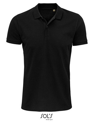 Planet Men Polo Shirt Black