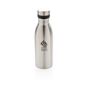 Deluxe Wasserflasche silber