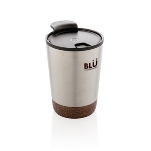 Kork Kaffeebecher silber