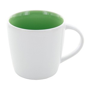 Tasse Emilia weiß-grün