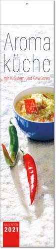 Streifebkalender deutsch AROMAKÜCHE mit Klappfälzel