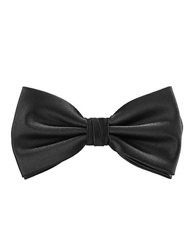 TT904 Satin Bow Tie_Black