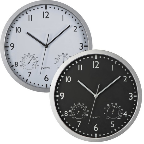 Wanduhr weisses Display_Farben