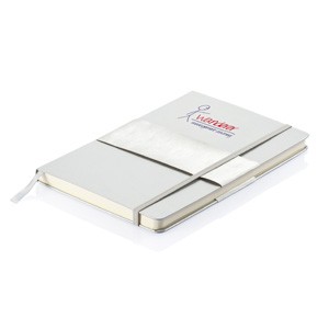 Deluxe Hardcover A5 Notizbuch grau 