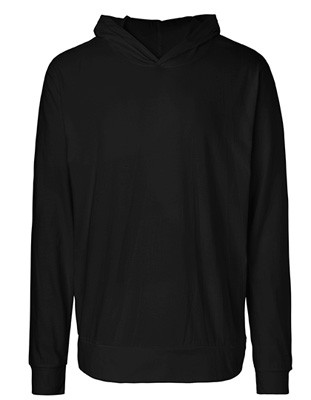  Unisex Jersey Hoodie Black