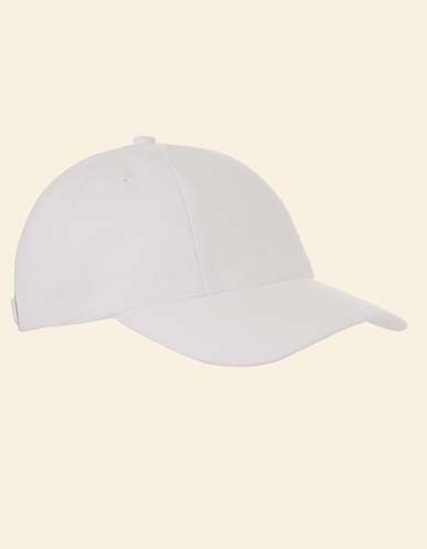  Baumwollcap low profile/brushed_White