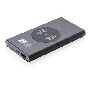 4.000 mAh Powerbank mit 5W Wireless schwarz