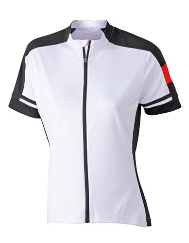 JN453 Ladies` Bike-T Full Zip_White