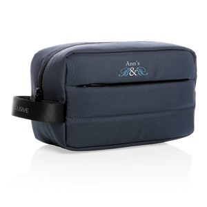RPET Kulturtasche blau