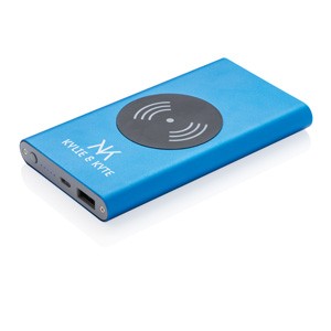 4.000 mAh Powerbank mit 5W blau